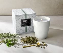 White Tea & Rosemary Alfresco Deluxe Candle -Candle Fragrance Shop NESTNY ALF WTR CAN DEL 3
