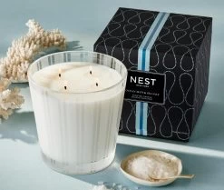 Ocean Mist & Sea Salt Luxury Candle -Candle Fragrance Shop NESTNY CORE OS CAN LX 3