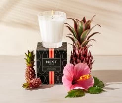 Red Pineapple & Hibiscus Classic Candle -Candle Fragrance Shop NESTNY CORE RPH CAN CL 3