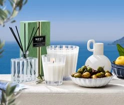 Santorini Olive & Citron Classic Candle -Candle Fragrance Shop NESTNY CORE SOC CAN CL 4