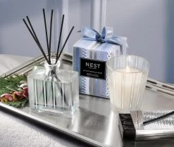 Blue Cypress & Snow Classic Candle -Candle Fragrance Shop NESTNY FF BSN CAN CL 4