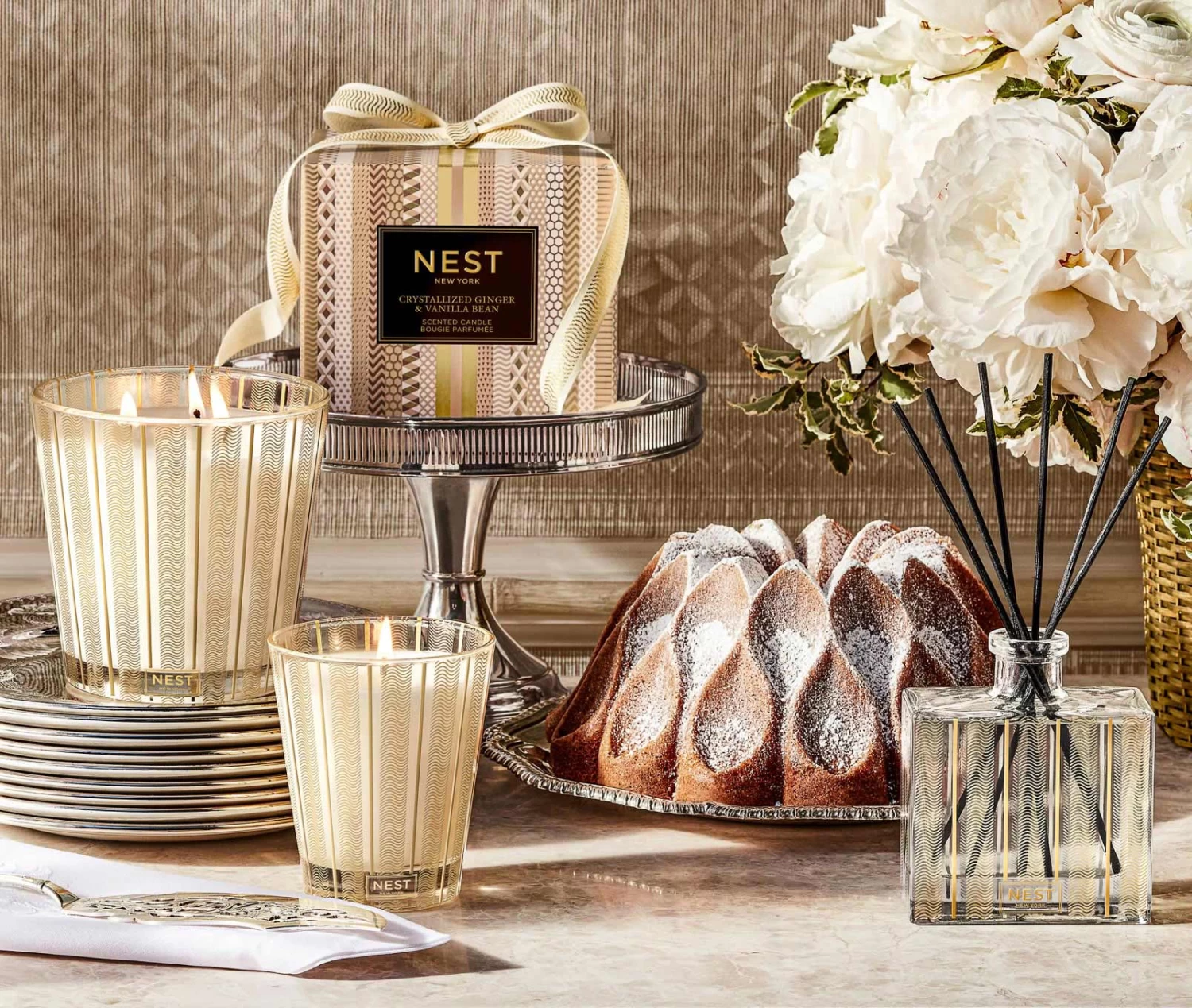 Crystallized Ginger & Vanilla Bean 3-Wick Candle 5 Crystallized Ginger & Vanilla Bean 3-Wick Candle - Image 3