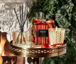 Holiday Classic Candle & Diffuser Set 7 Holiday Classic Candle & Diffuser Set -Candle Fragrance Shop NESTNY FF HL SET CAN CL DIF REED 3