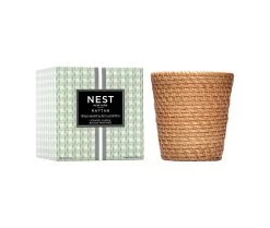 Rattan Wild Mint & Eucalyptus Classic Candle