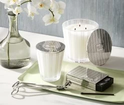 Silver Classic Candle Lid -Candle Fragrance Shop NESTNY SILVER LID CL 3