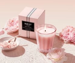 Himalayan Salt & Rosewater Classic Candle -Candle Fragrance Shop NESTNY WELL HSR CAN CL 3
