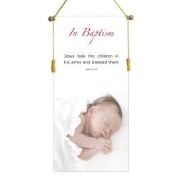Baptismal Hanging Banner