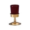 Brass Votive Light Glass Holder
