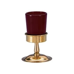 Brass Votive Light Glass Holder