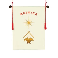Christmas Rejoice Hanging Banner