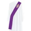 Cross Embroidery Deacon Stole 2 Cross Embroidery Deacon Stole -Candle Fragrance Shop cross embroidery deacon stole 120844