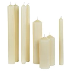 Hand Dipped Beeswax Altar Candles