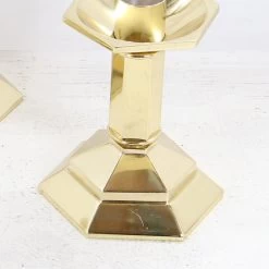 Hexagon Base Altar Cross & Candlesticks Set -Candle Fragrance Shop hexagon base altar cross candlesticks set 901013
