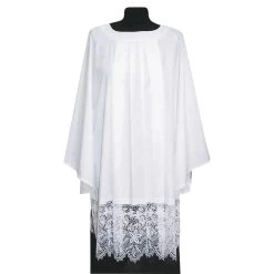Ladies Lace Trimmed Surplice