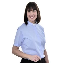 Ladies Short Sleeve Tunnel Collar Shirt -Candle Fragrance Shop ladies short sleeve tunnel collar shirt 585131