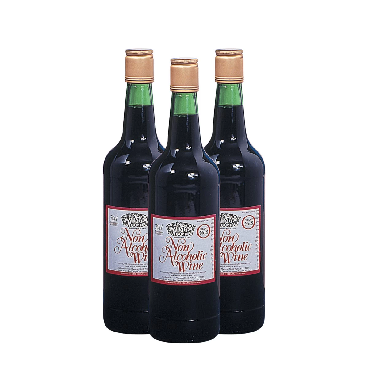 Non-Alcoholic Altar Wine - No. 5 3 Non-Alcoholic Altar Wine - No. 5