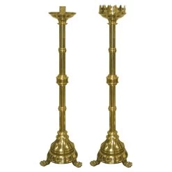 Plain Brass Paschal Candlestick
