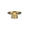 Simple Satin Brass Candlestick