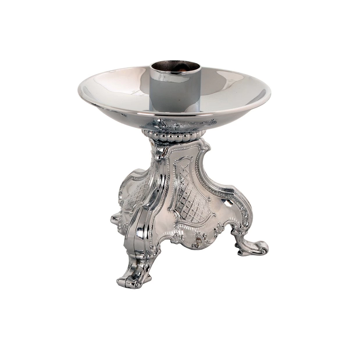 Small Baroque Style Candlestick 5 Small Baroque Style Candlestick - Image 3