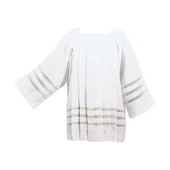 Square Neck Lace Cotta