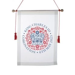 The King's Coronation Hanging Banner