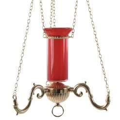 Three Arm Sanctuary Hanging Lamp