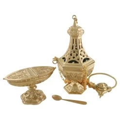 Thurible, Incense Boat & Spoon