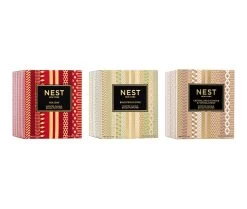 Festive Classic Candle Trio