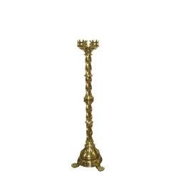 Twist Brass Altar Candlestick 7 Twist Brass Altar Candlestick -Candle Fragrance Shop twist brass altar candlestick 668136