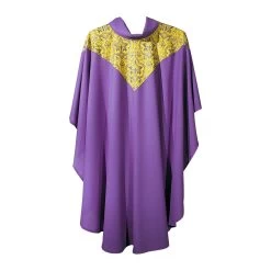 Wool Crepe V Panel Chasuble -Candle Fragrance Shop wool crepe v panel chasuble 913813