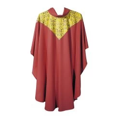 Wool Crepe V Panel Chasuble