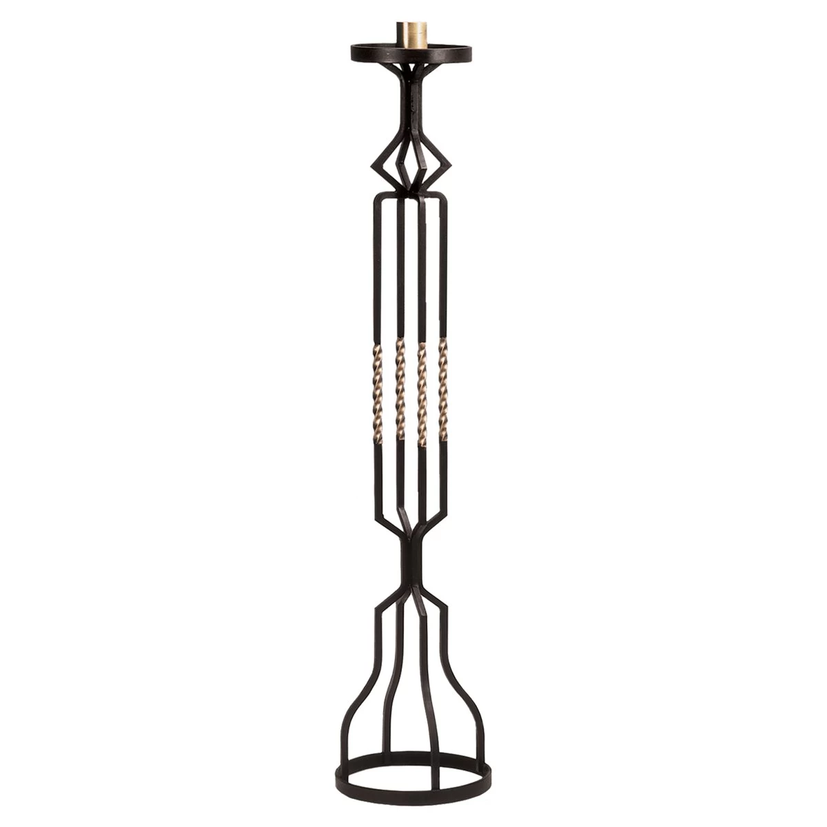 Wrought Iron Paschal Candlestick 3 Wrought Iron Paschal Candlestick
